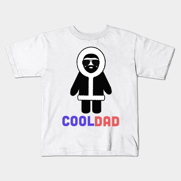 Cool dad Kids T-Shirt by diffamo